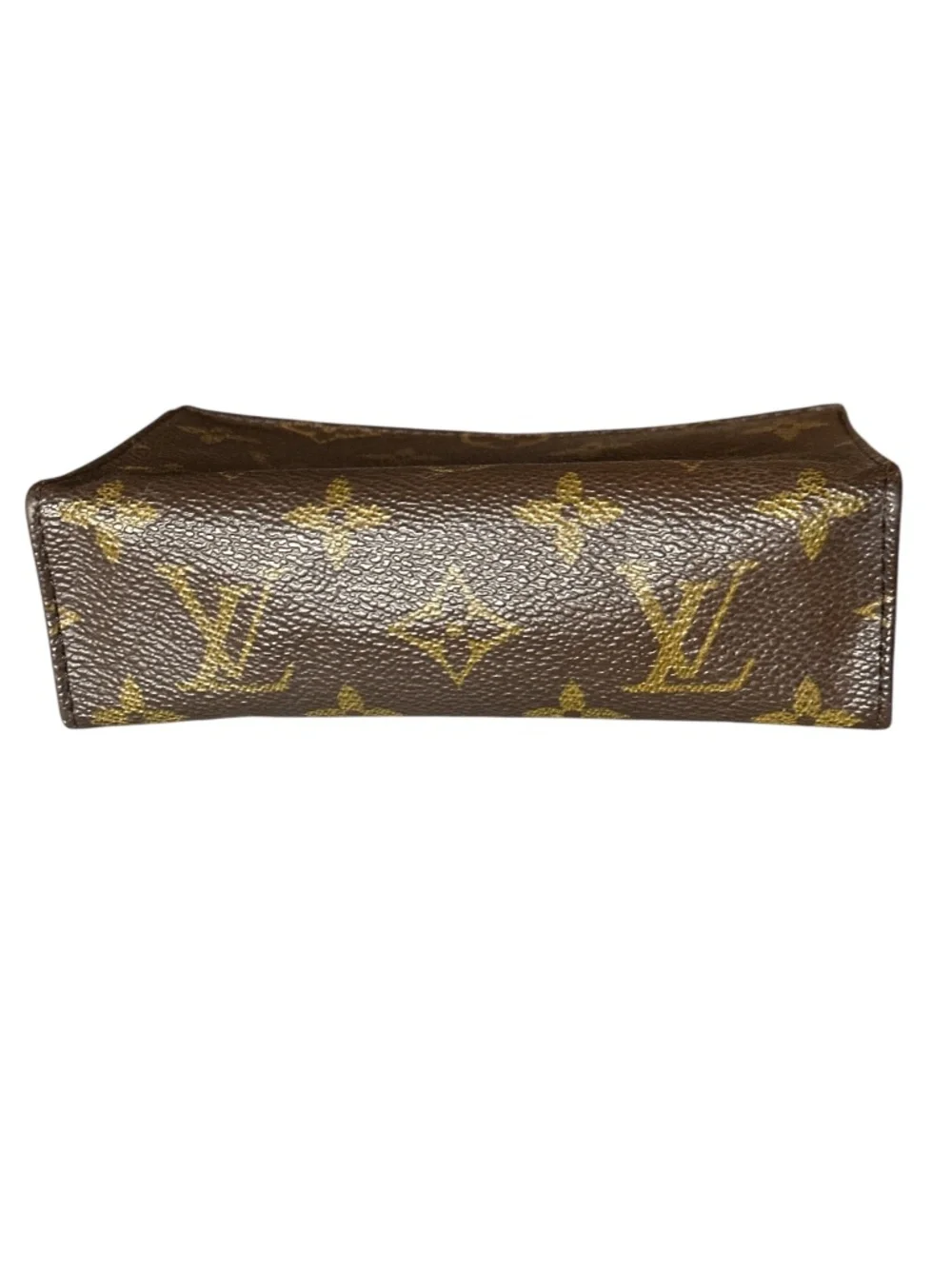 Auth Louis Vuitton Poche Toilette 15 Cosmetic Pouch Monogram